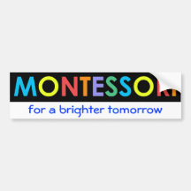 Montessori pour un adhésif pour pare-chocs plus in autocollant pour voiture