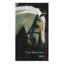 Montrez le carte de visite de poney