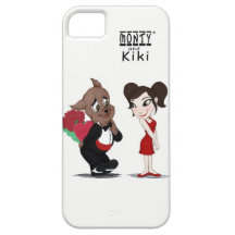 Monty et Kiki - soyez mon Valentine Coques iPhone 5