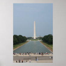 Monument de Washington par jour Posters