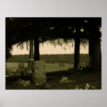Monuments de rivière affiche