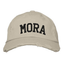 Mora a brodé le chapeau casquette de baseball brodée