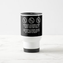Moralité et religion tasses à café