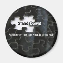 Morceau absent de puzzle aimants