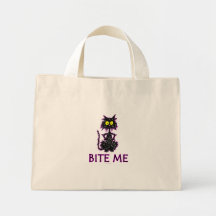 Mordez-moi ! Conceptions de cadeau de chat Sac