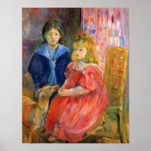 Morisot-Enfants de Berthe de Gabriel Thomas Poster