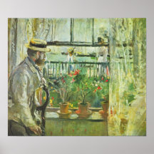 Morisot-Eugene Manet sur l'île du Wight Posters