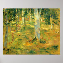 Morisot-Forêt de Berthe de Compiegne Posters