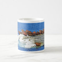 Morse sur la glace de mer de Béring Tasses À Café