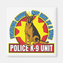 Morsure du berger K9 allemand Aimants