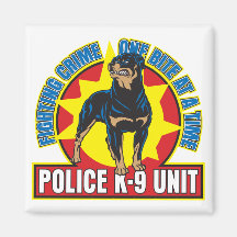 Morsure du rottweiler K9 Aimant