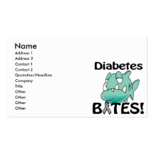 MORSURES de diabète Cartes De Visite Professionnelles