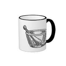 Mortier et pilon mugs à café