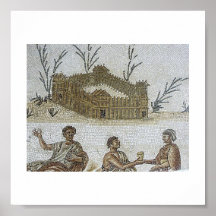 Mosaïques romaines de la Tunisie Poster