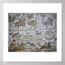 Mosaïques romaines de la Tunisie Affiches