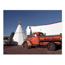 Motel Holbrook Arizona de tipi de carte postale