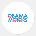 Moteurs d'Obama Autocollants Ronds