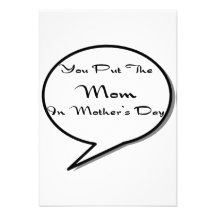 Mother's Day Custom Announcement