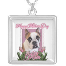 Mothers Day - English Bulldog - Cambridge Necklace