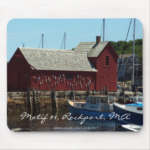 "Motif #1, Rockport, mA " Tapis De Souris
