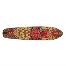Motif #9 de Nouveau d'art chez Emporio Moffa Skateboards Customisés