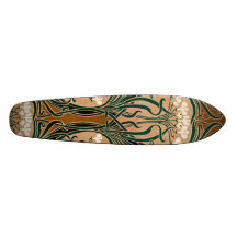 Motif #9 de Nouveau d'art Skateboards Personnalisés
