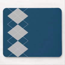 motif à motifs de losanges bleu tapis de souris