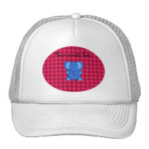 Motif à motifs de losanges de scintillement de ros casquette de camionneur