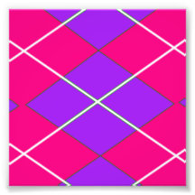 Motif à motifs de losanges rose et pourpre impression photo