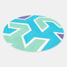 motif abstrait autocollants