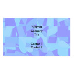Motif abstrait bleu-clair cartes de visite personnelles