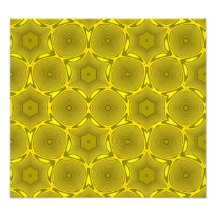 Motif abstrait jaune de cercle photos sur toile
