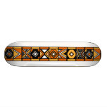Motif africain d'art planches à roulettes customisées