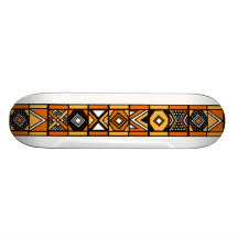Motif africain d'art planches à roulettes customisées
