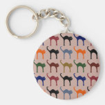 motif animal de ~ multiple de chats porte-clés