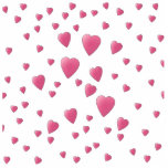 Motif assez rose des coeurs d'amour photo en relief