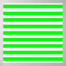 Motif au néon lumineux de rayures de vert et de bl affiche