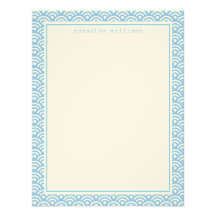 Motif bleu de Seigaiha de Japonais Invitation Personnalisable
