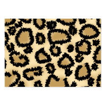Motif, Brown et noir d'empreinte de léopard Modèles De Cartes De Visite