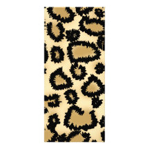 Motif, Brown et noir d'empreinte de léopard Motif Pour Double Carte