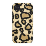 Motif, Brown et noir d'empreinte de léopard Étui iPhone 4/4S