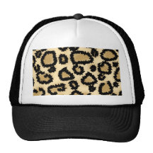 Motif, Brown et noir d'empreinte de léopard Casquette De Camionneur