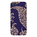 Motif chic floral girly vintage de Paisley de dama iPhone 5 Case