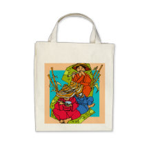 MOTIF CHINOIS SACS EN TOILE
