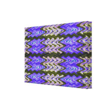 Motif d'abrégé sur bleu toiles tendues