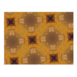 Motif d'abrégé sur en verre carte postale