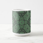 Motif d'abrégé sur rouge tasse
