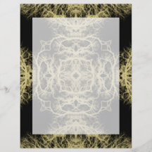 Motif dans le noir et la couleur d'or prospectus