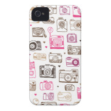 Motif d'appareil-photo de lomo de photo de jouet coque iPhone 4