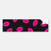 Motif de baisers de rose adhésifs pour voiture